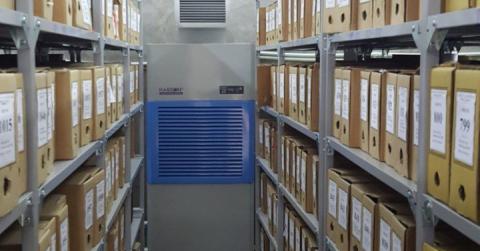 Lắp đặt máy hút ẩm công nghiệp Harison  trong kho bảo quản tài liệu 